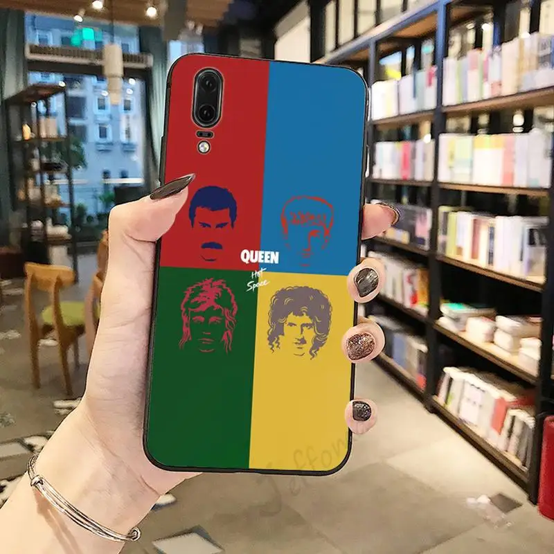 

Freddie Mercury Queen Rock bandhigh quality Phone Case shell For Huawei honor Mate P 10 20 30 40 Pro 10i 9 10 20 8 x Lite