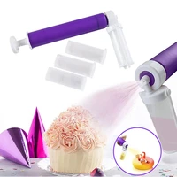 birthday cake manual airbrush spray gun diy decorating spraying coloring baking decoration cupcakes desserts kitchen pastry tool
