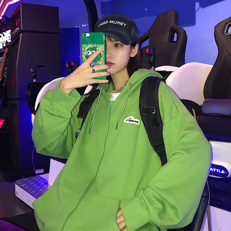 

Женский свободный свитер Waitmore, тонкое пальто в Корейском стиле для ранней осени, 2021