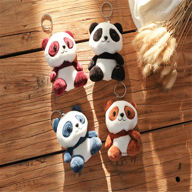 

4colors, Panda 12cm Approx. Plush Stuffed Doll Toy