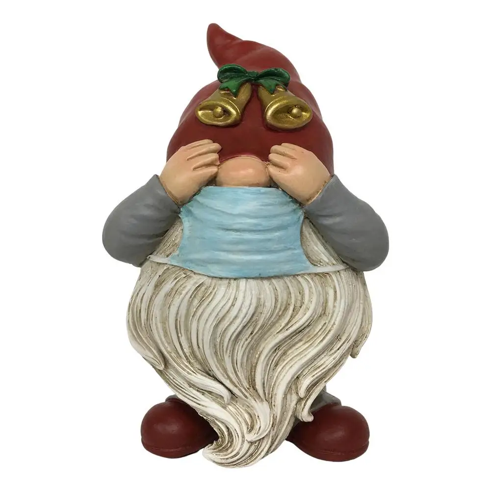 

Christmas Dwarf Resin Sculpture Cute Garden Gnomes Statue Funny Gnomes Lawn Ornaments Figurines For Christmas Outdoor Patio Ya