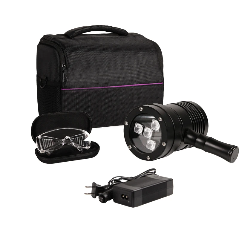 Free Shipping YUSHI VM100D Portable 365nm Nondestructive Testing Detection UV Lamp AC DC Industrial Flashlight
