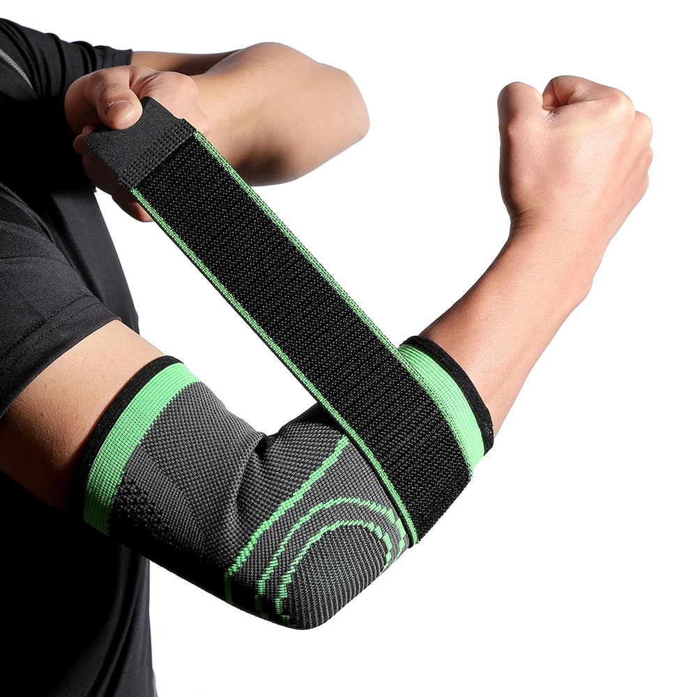 Локоть поддержка эластичный бандаж тренажерный зал Спортивная защитная