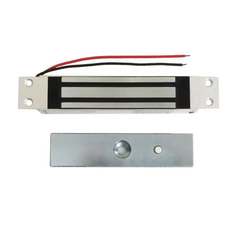 

12V 180kg 400Lbs Magnetic Electric Door Lock Consealed Installation Maintenance Single Wooden/Glass Gate Mounted