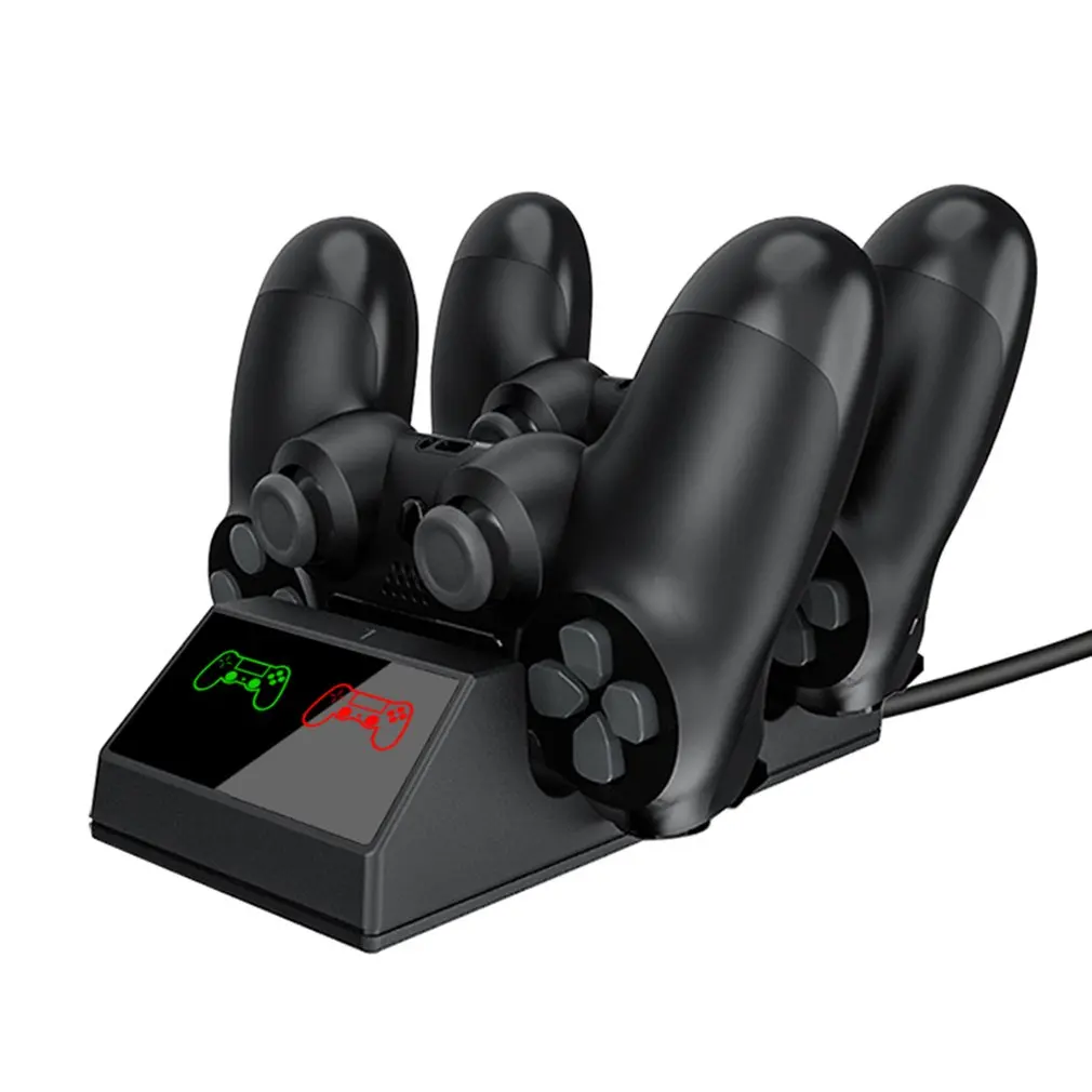 Двойной usb зарядная док-станция Подставка зарядное устройство для PS4 игровой контроллер быстрая зарядка док-станция Подставка Dualshock USB кабель для PS4