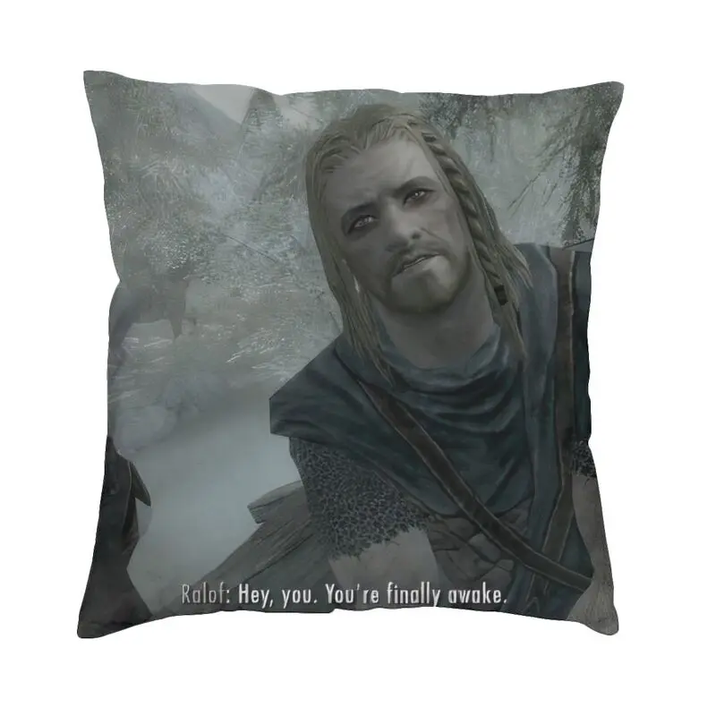 

Наволочки для подушек Hey You Youre наконец-то бодрствованные Skyrim мемы наволочки для украшения гостиной современные уличные подушки квадратная ...