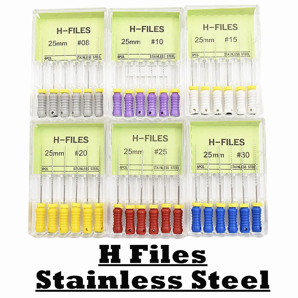 10 коробок нержавеющая сталь высококачественные пилки для корневого канала|Файлы