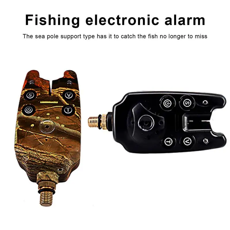 

Fishing Bite Alarm Adjustable Tone Volume Sensitivity Sound Fishing Alert With LED Indicator For Outdoor Accessories