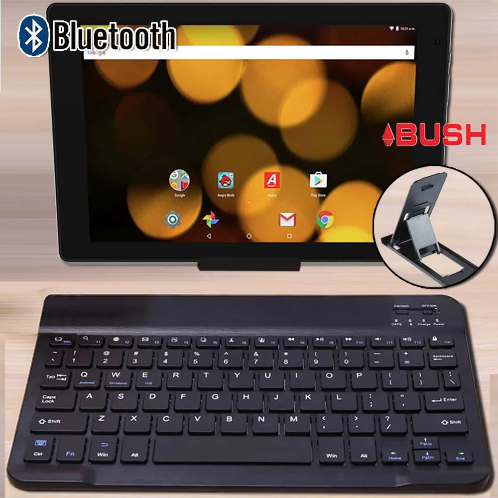 

Slim Wireless Bluetooth English Keyboard for Argos Alba 10"/Bush Breezie 10"/Eluma/Eluma B1 10.1"/Spira B1 B2 Tablet Keyboard