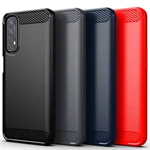 For OPPO Realme 7 Case For Realme 7 Cover Coque Shockproof Phone Bumper Armor Back TPU Soft For Cover Realme 6 8 7 Pro Fundas