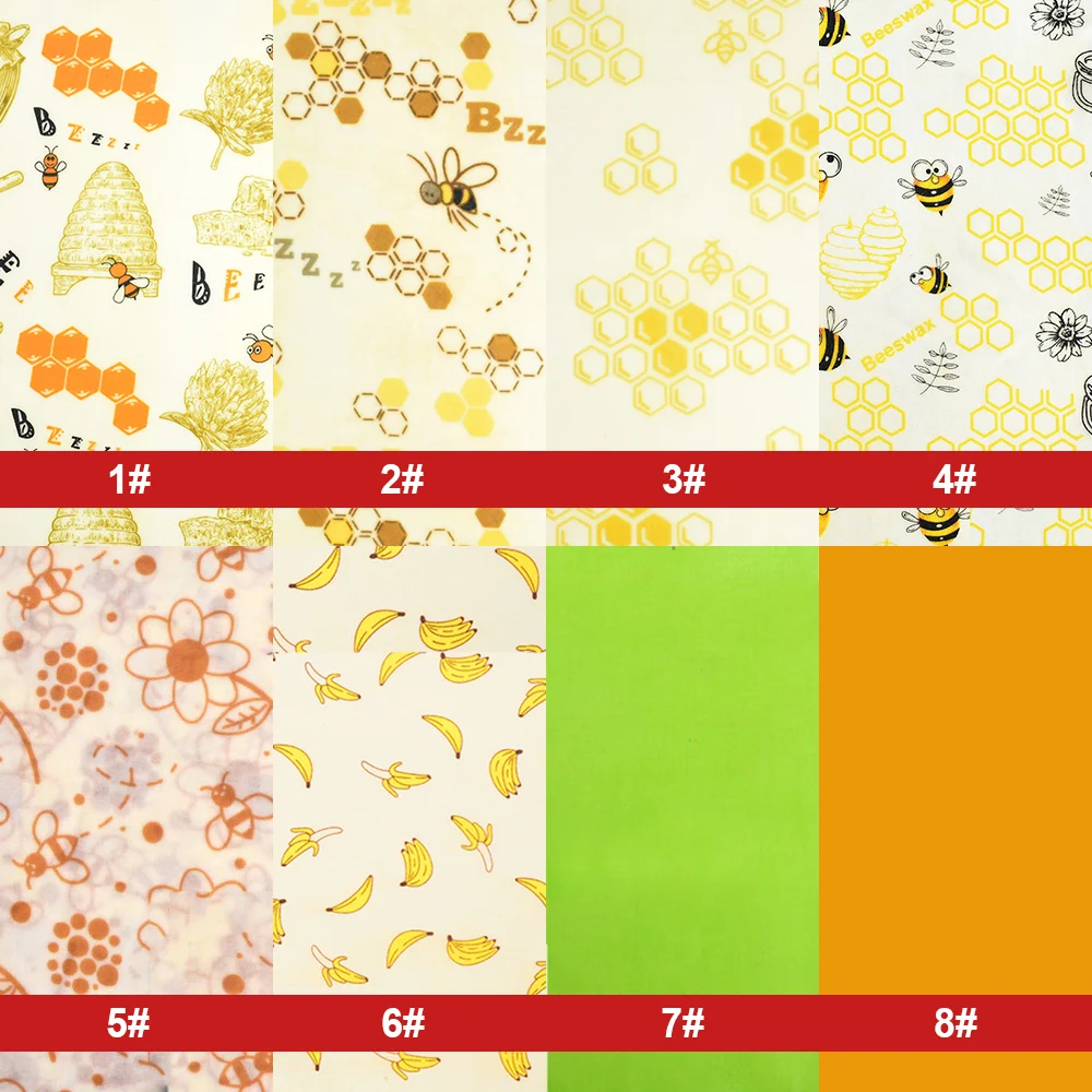 Экологичная Упаковка из пчелиного воска Zero многоразовая пищевая упаковка для