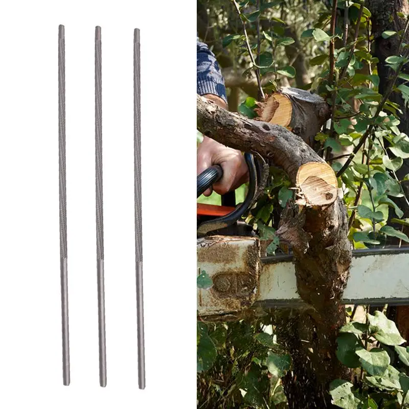 

3pcs 4mm 4.8mm 5.5mm Round Chainsaw Files Chainsaw Sharpener Bearing Steel Sharpening Accessories Woodworking Hand Tools