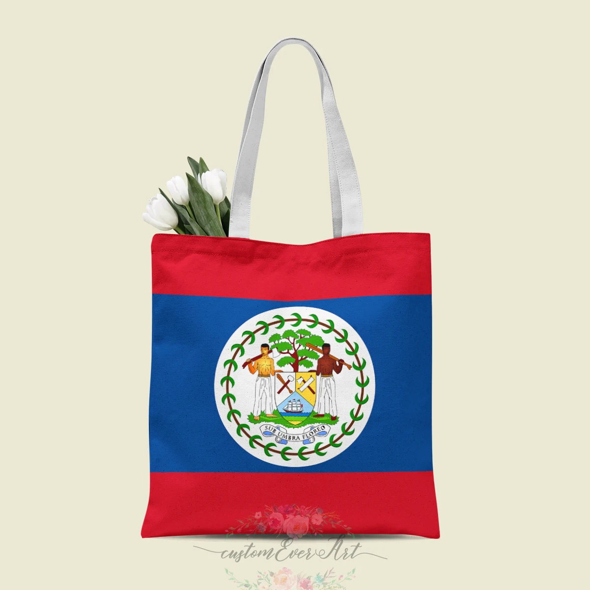 

Belize tote bag custom canvas tote bags for women for teacher Birthday Bags Gift Bag personalized gifts