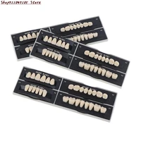 28pcsbox a2 dental synthetic polymer teeth full set resin denture dental teeth oral care products