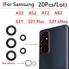 20 шт., сменная Крышка для объектива камеры Samsung A32 A52 A72 A82 S21 Plus S21