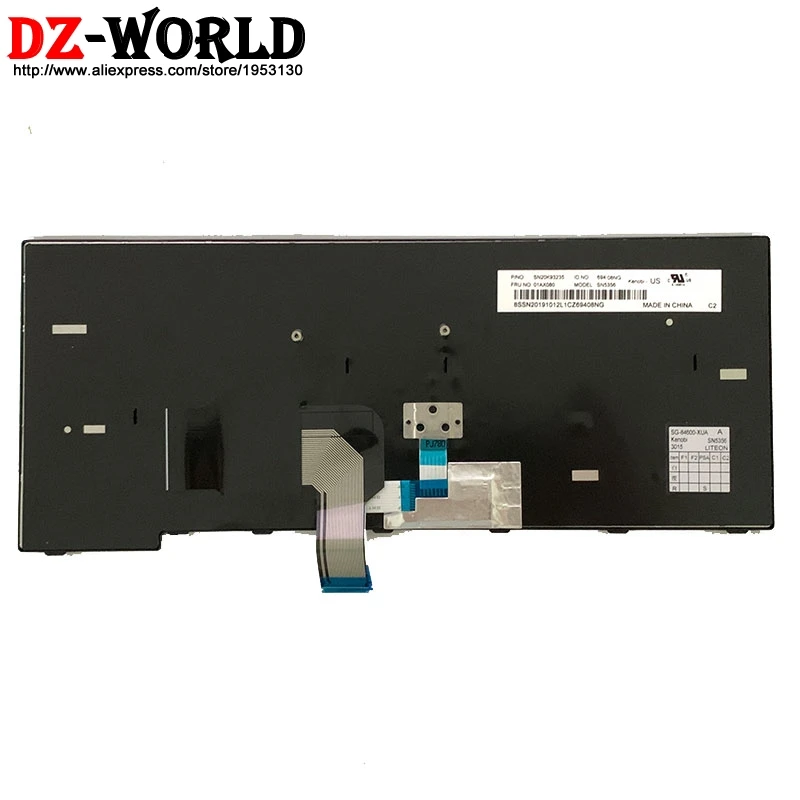 Новая клавиатура на английском языке для Lenovo Thinkpad E470 E470C E475 Laptop 01AX080 | Компьютеры и