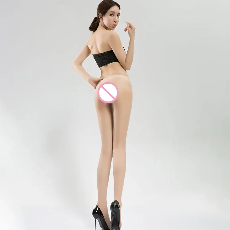

Stockings Summer Ultra-thin First-line Crotch Flesh-colored Black Stockings Women Thin Pantyhose Toe Transparent .