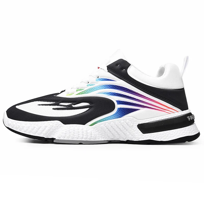 

2021spring New Men's Shoes Trendy Breathable Running Shoes Platform Dad Shoes Fashion Casual Sneakers Flat Shoes