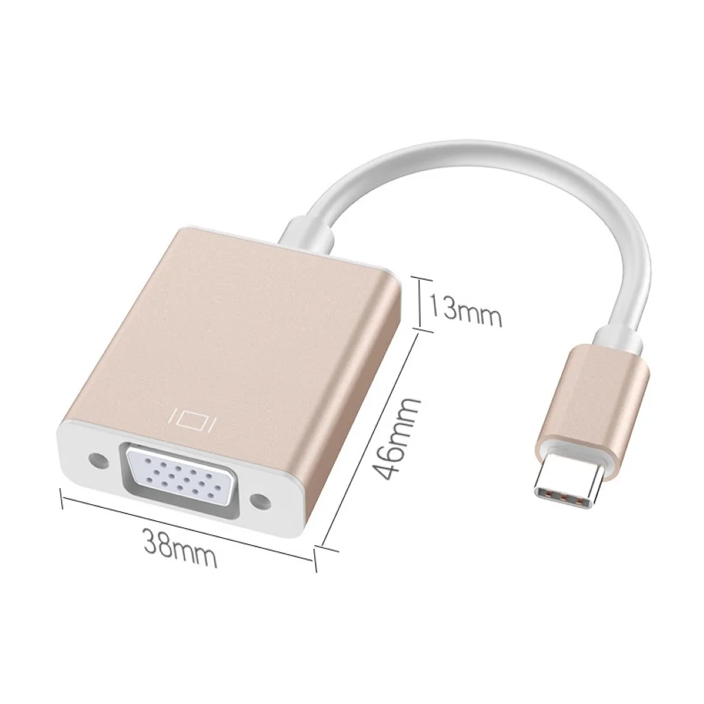 USBC к HDMI 4K 30 Hz VGA адаптер USB 3 1 type C видео конвертеры для нового Macbook Pro/Chromebook Pix|USB-хабы|
