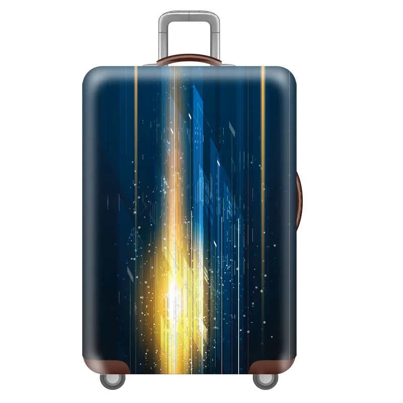03 Luggage cover Эластичный Чехол для багажа для путешествий с цветочным узором, Защитные чехлы для багажа, уплотненный чехол для чемодана 18-32 дюйма, аксессуары для путешествий - Цвет: 03 Luggage cover