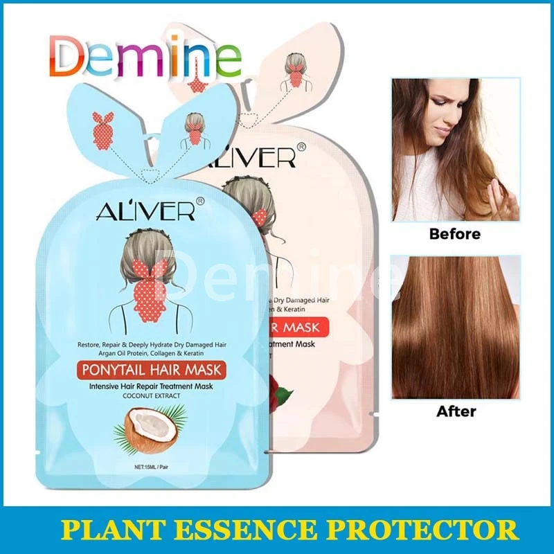 Маска для волос уход за волосами растительные экстракты питание смягчение