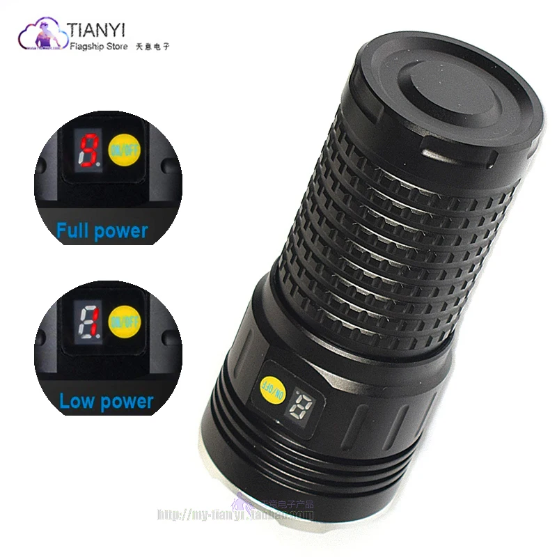 Ультра-яркий светодиодный фонарик с зарядкой от USB технология черного цвета |