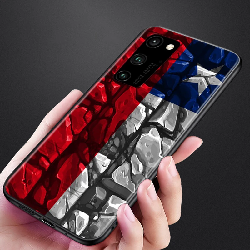 

Chile National Flag Silicone Cover For Huawei Honor 8S 8C 8X 8A 8 7S 7A 7C 7 Pro Prime RU MAX 2020 2019 Black Phone Case