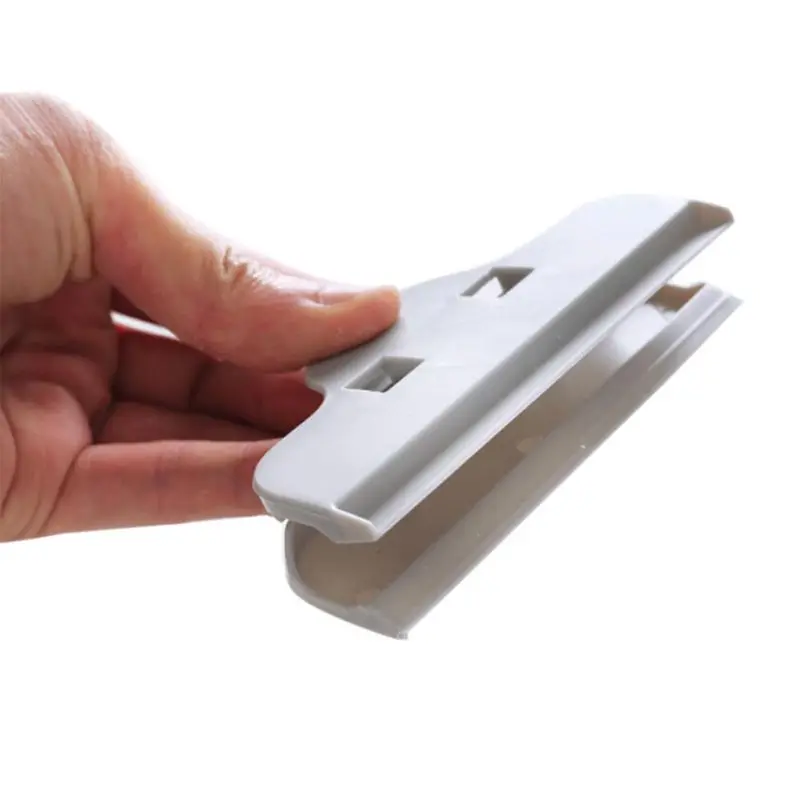 Прочный зажим для пищевых пакетов пластиковый запечатывания пакетиков молока