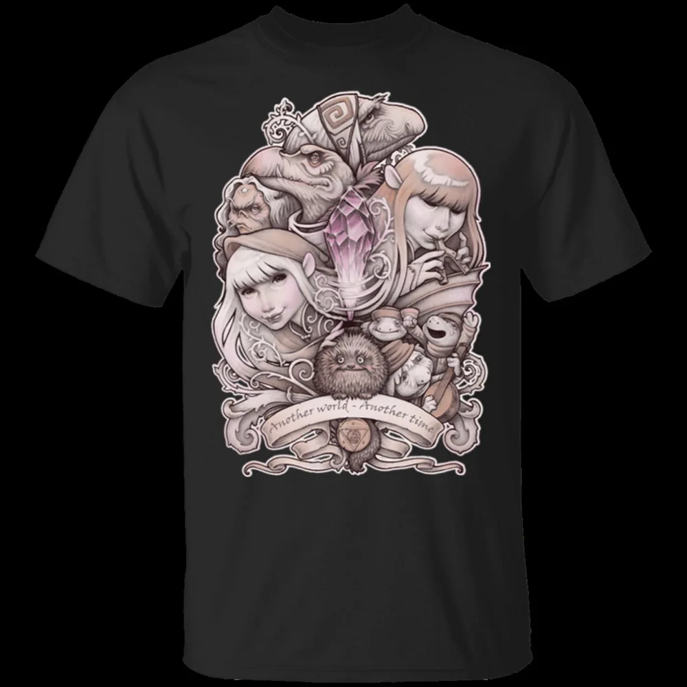 Новинка 2019 черная футболка с темными кристаллами мировое время размер M-Xxxl одежда