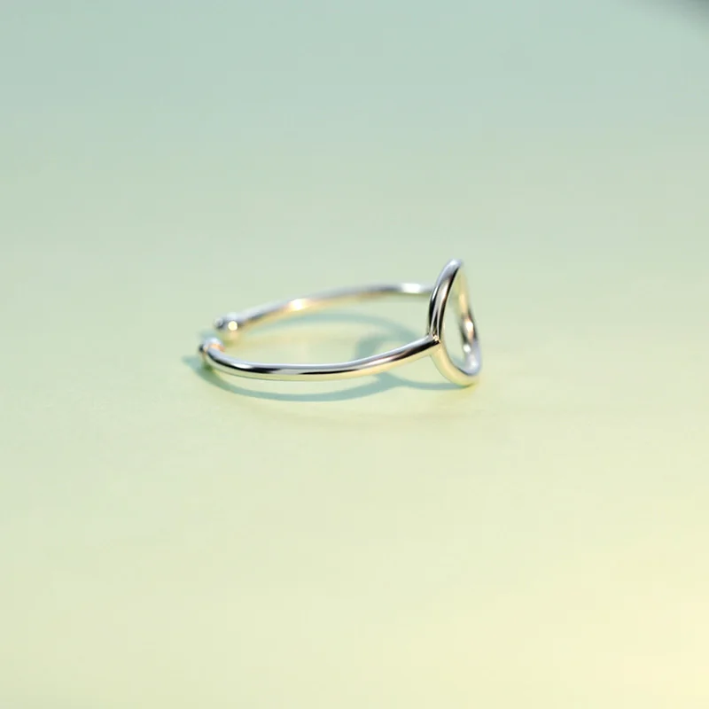 Trusta 925 пробы Серебряное модное ювелирное круглое коктейльное кольцо внутренний диаметр 1,3 см Размер Девочки Дети Рождественский подарок DS173