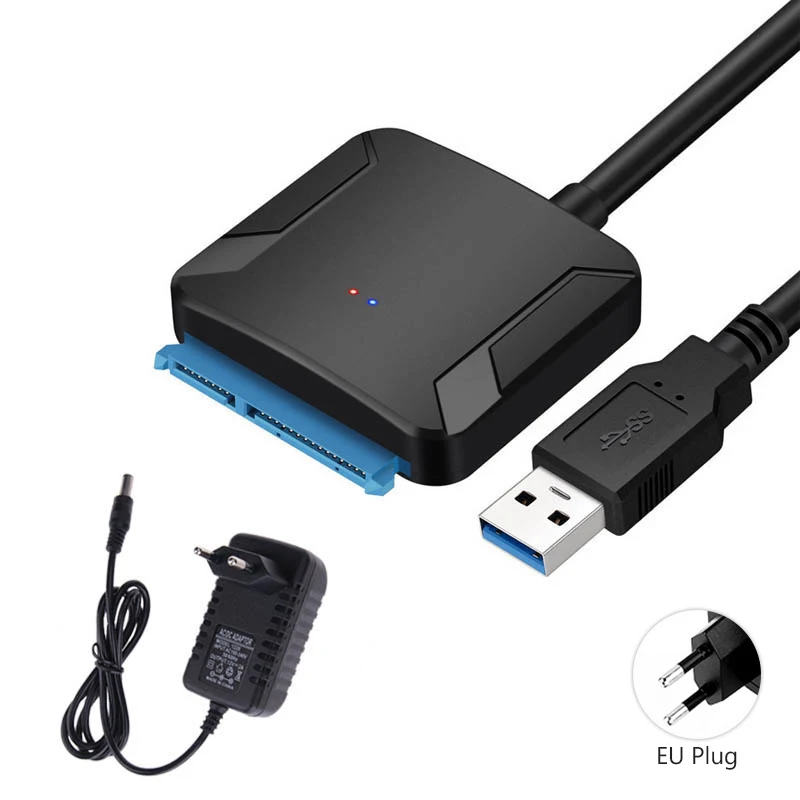 

Кабель-Переходник USB 3,0 к Sata, кабель-конвертер USB3.0 для жесткого диска Samsung WD 2,5 3,5 HDD SSD адаптер