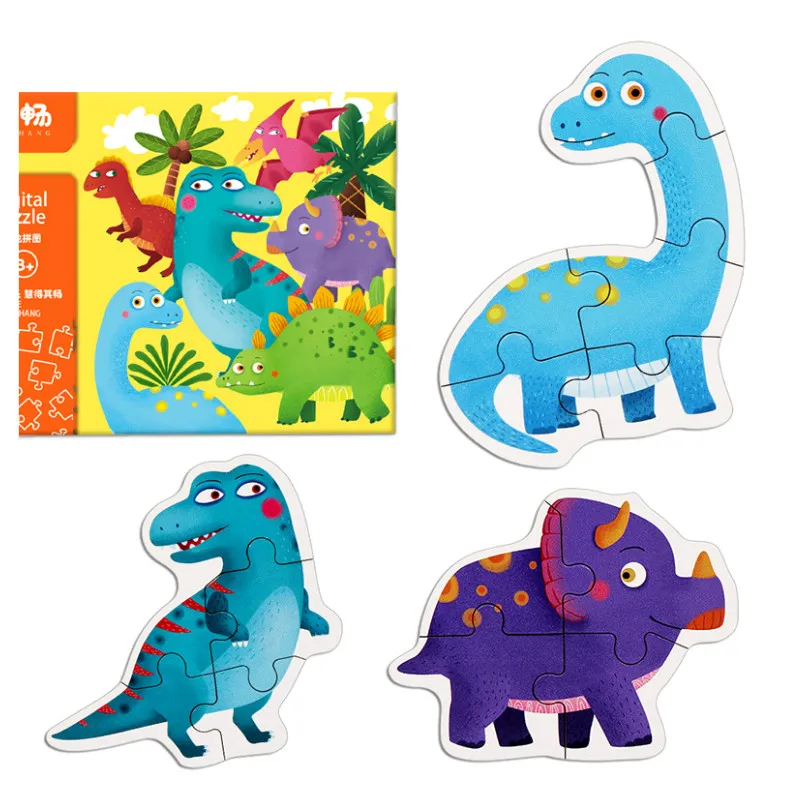 

Montessori Wooden Children Educational Puzzle Large Puzzle Multi-style Cartoon Puzzle Early Childhood Education Toys