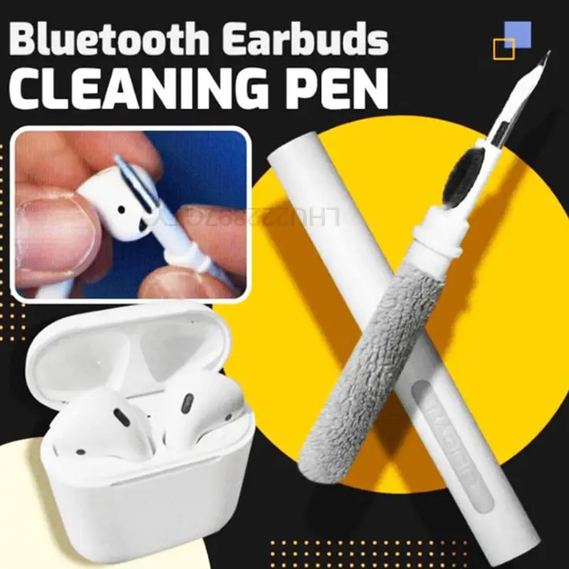 

25 Pcs/3-in-1 Earphone Cleaning Kit With Flocking Sponge Earbuds Cleaning Pen Brush Bluetooth Earphones Case Cleaning Tools