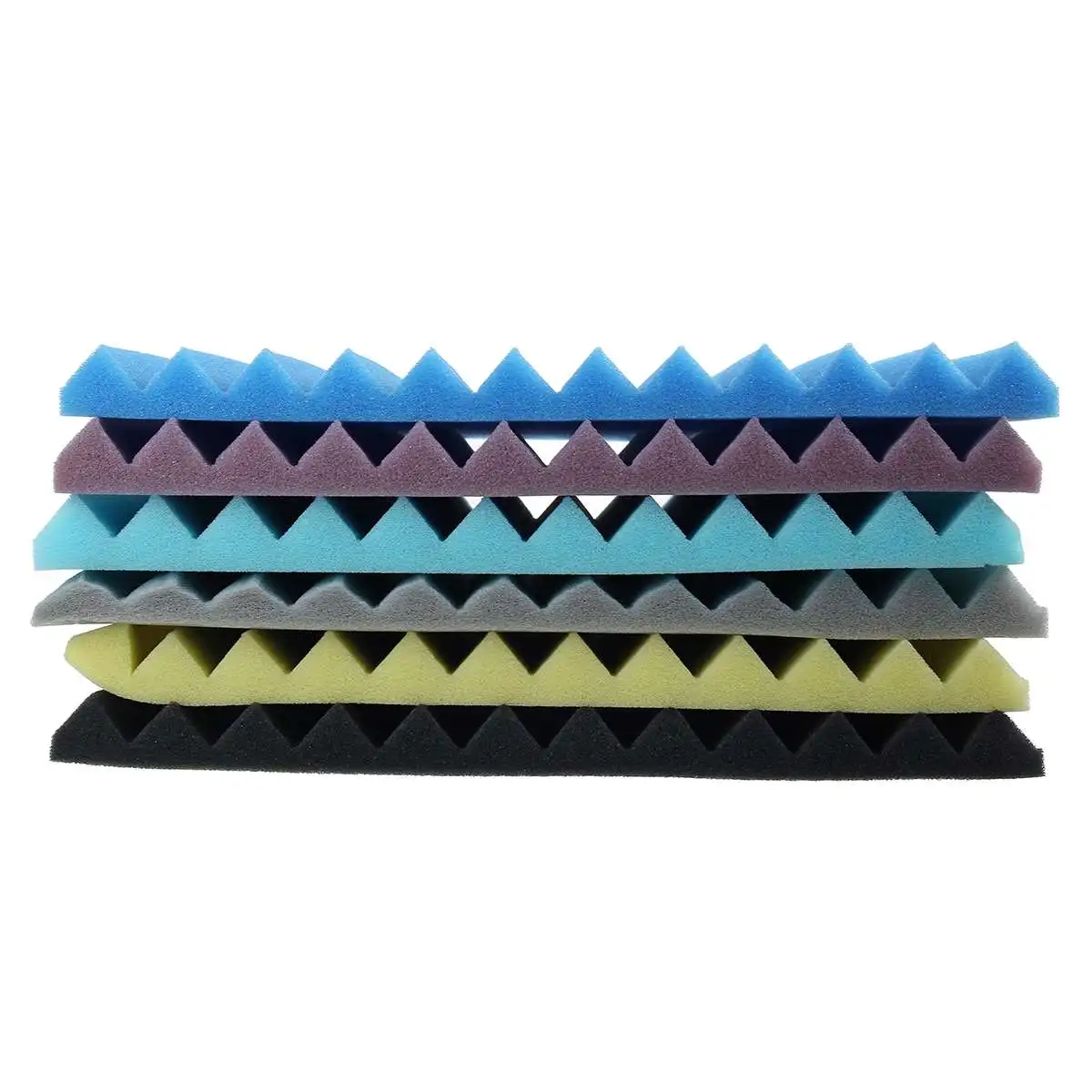 

18pcs Studio Acoustic Foams Panels Sound Insulation Foam Soundproofing Sound Treatment Studio Room Absorption Tiles 30X30CM