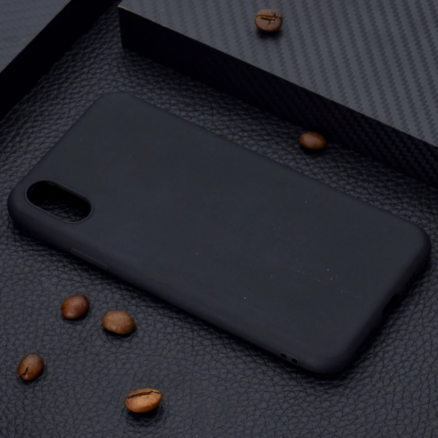 Однотонный мягкий чехол для телефона TPU силиконовый розовый синий тонкий iPhone XS MAX