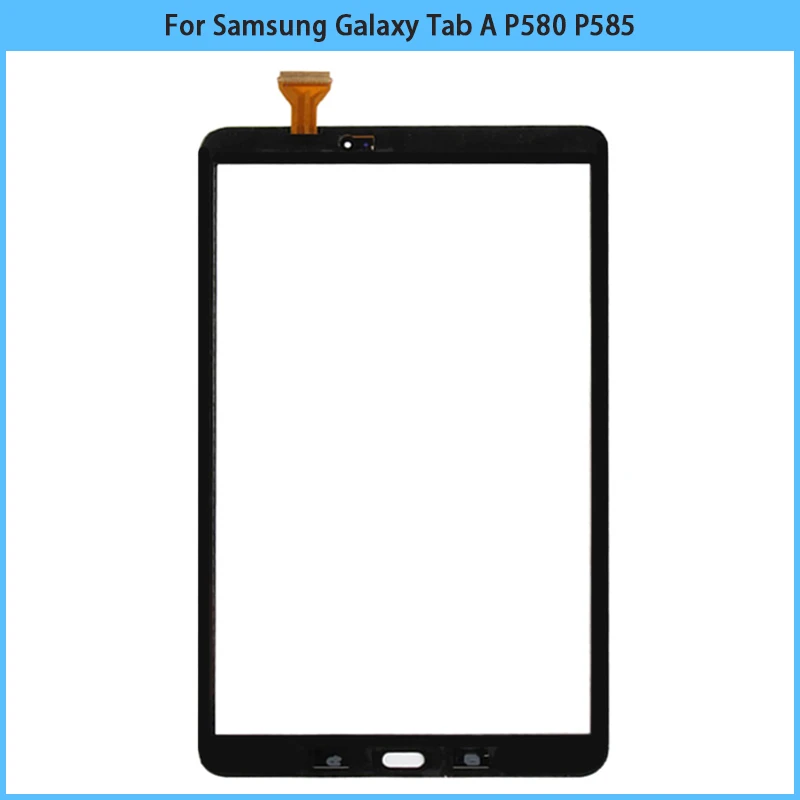 

New P580 Touchscreen For Samsung Tab A 10.1 2016 SM-P580 SM-P585 P585Y P585M Touch Screen Panel Digitizer Sensor Front Glass