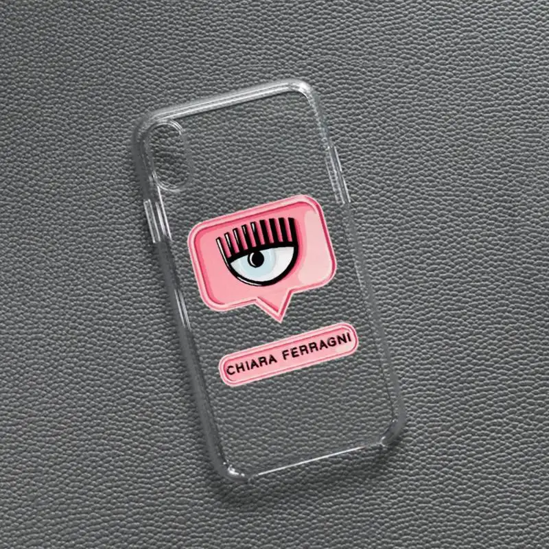 hot ferragnies eyes chiara phone case for iphone 13 11 12 pro max for iphone 7 8 plus x xs max xr se2 transparent soft cover free global shipping