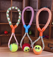 dog toys rope braided ball dog training durable toy pet playing ball pet squeaky supplies products toy dog aggressive chewers