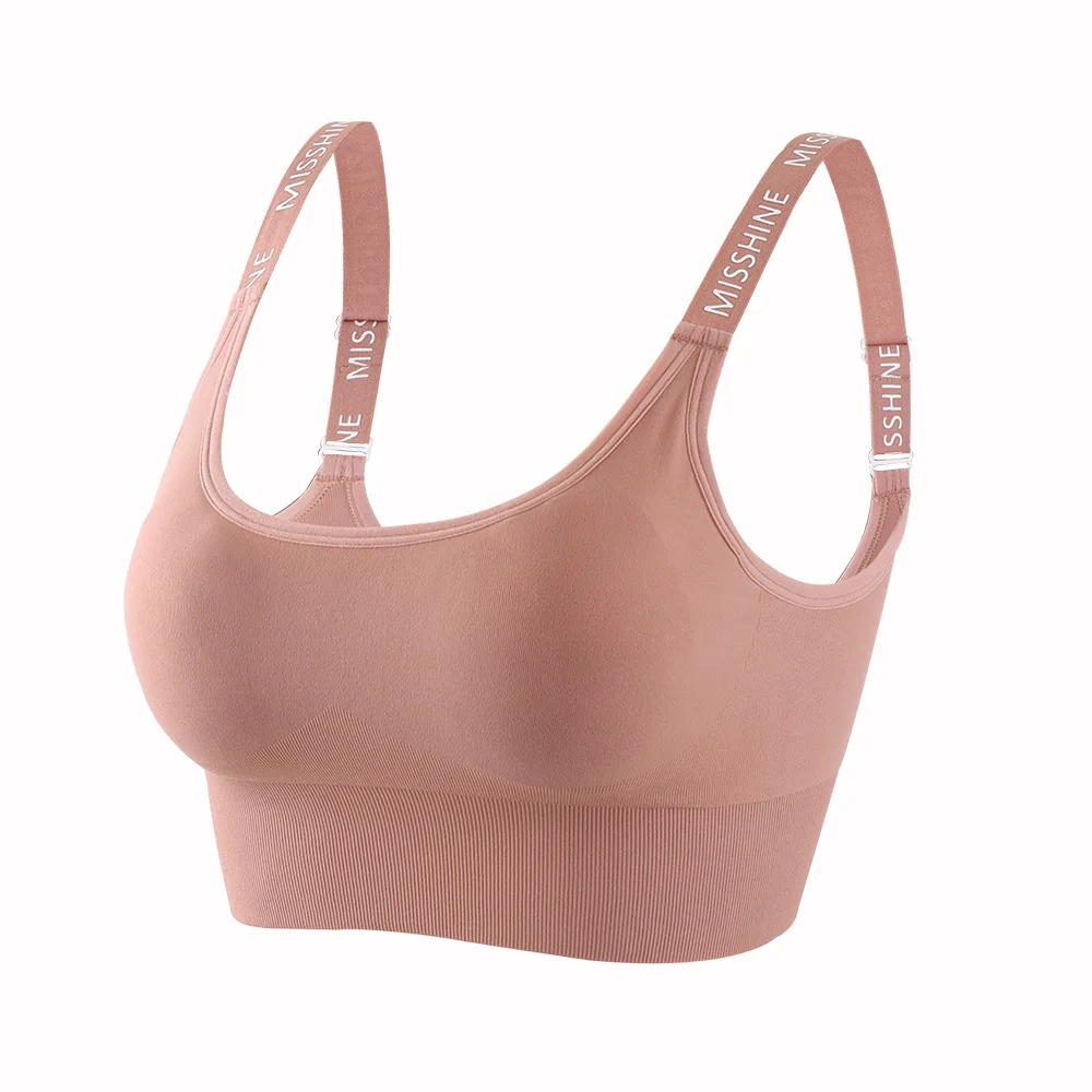

Running Yoga Gym Crop Top Women Push Up Sport Bra Comfortable Seamless Fitness Quick-drying Fitness Vest Female Underwear