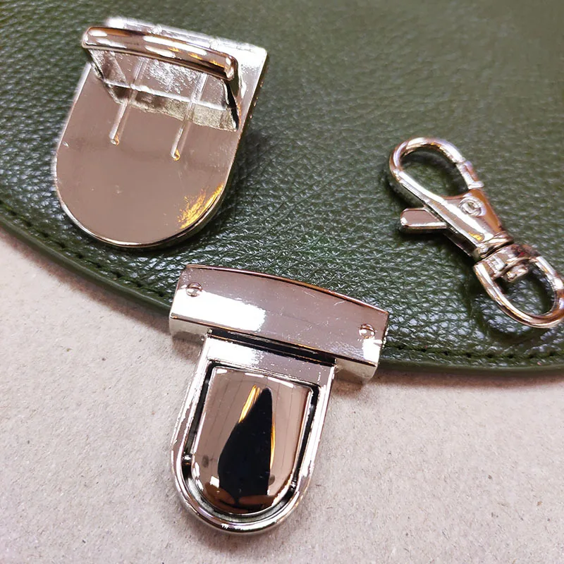 Handmade Handbag Shoulder Strap Woven Bag Set Leather Bag Bottoms With Hardware Accessories for DIY Bag Backpack 7Pcs Set