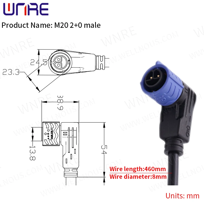 M20 Electric Bike Charging Port Female and Male Charging/Discharging Socket Waterproof Plug With Cable Wire | Обустройство дома
