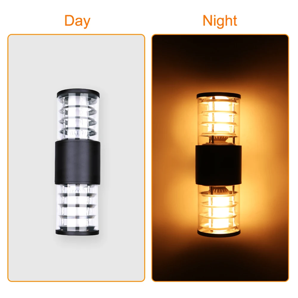 

High Quality Modern Wall Light Up And Down LED Outdoor Wall Lamp Waterproof IP65 AC 85-240V Porch Outdoor Lighting Home
