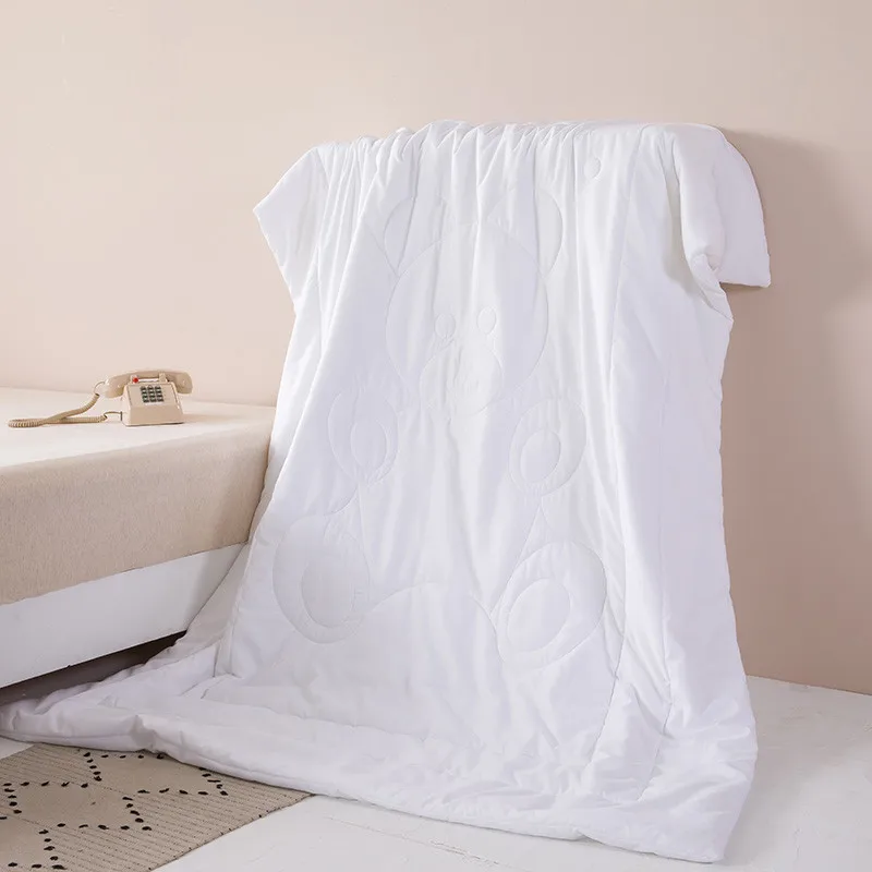 

Cartoon Lovely printed Duvet cover AB double layer cotton Flannel fleece Quilts cover Thickening Warm Duvet Bedding Cover