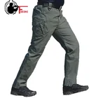 Мужские тактические брюки-карго, из хлопка, с эластичной талией, армейские, Мужские штаны военного образца, одежда для спецназа