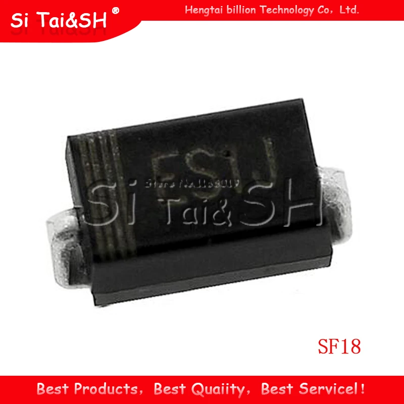 Выпрямительный диод SF18 1A 100 V SMA ES1J 600 шт. | Электронные компоненты и принадлежности