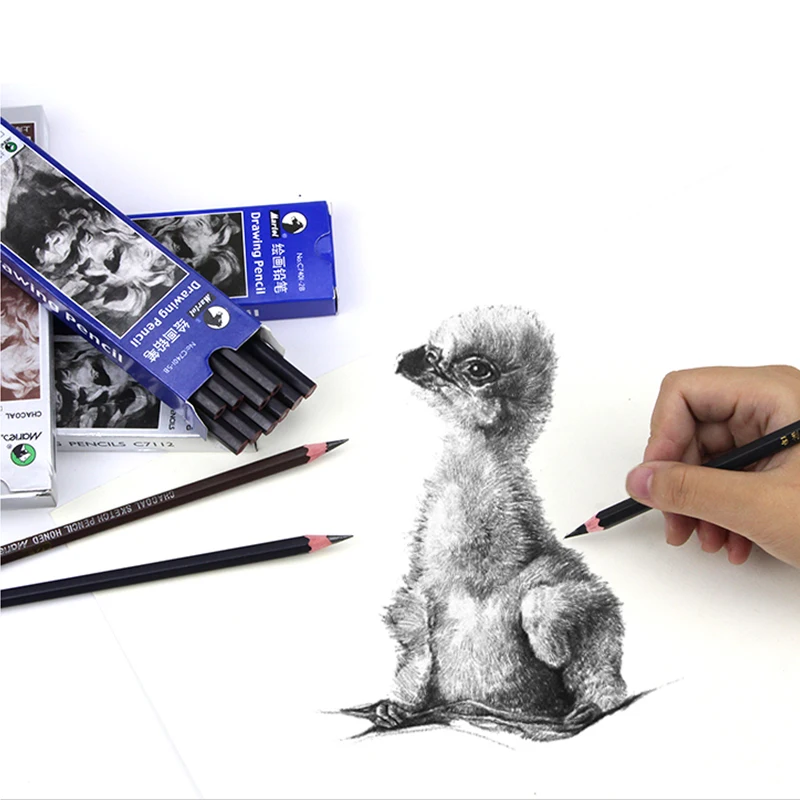 2h Hb B 2b 3b 4b 5b 6b 7b 8b Painting Soft/medium/hard/special Soft Drawing Stationery 1pcs