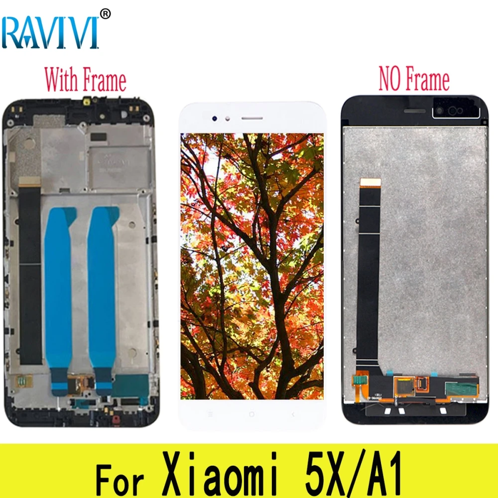 ЖК дисплей 5 &quotA1 для XIAOMI Mi 5X Mi5X MiA1 сенсорный экран протестирован дигитайзер в
