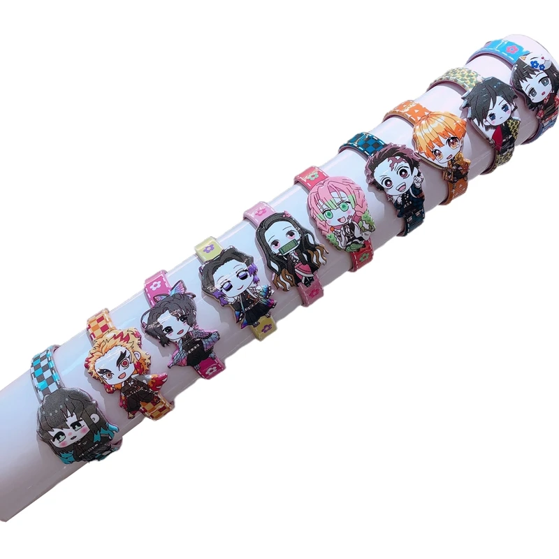 

20PCS Demon Slayer Kimetsu No Yaiba Tanjirou Nezuko Bracelet For Kids Jewelry Gift