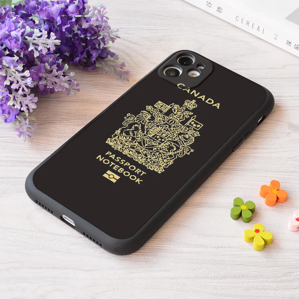 

For iPhone Canada Print Soft Matt Apple Case