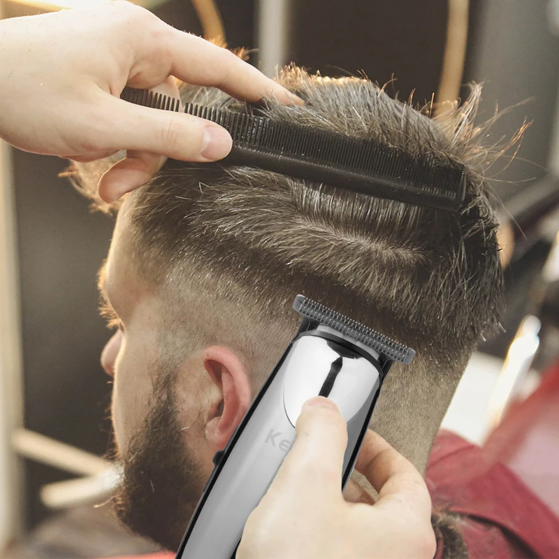 Электрическая машинка для стрижки волос Kemei мужчин многофункциональный триммер 3